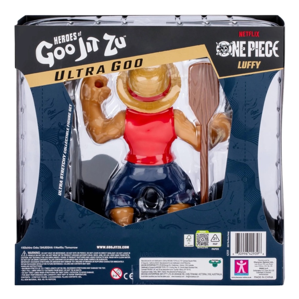 New Heroes of Goo Jit Zu Ultra Goo Collector's One piece Luffy figure - Picture 2 of 7